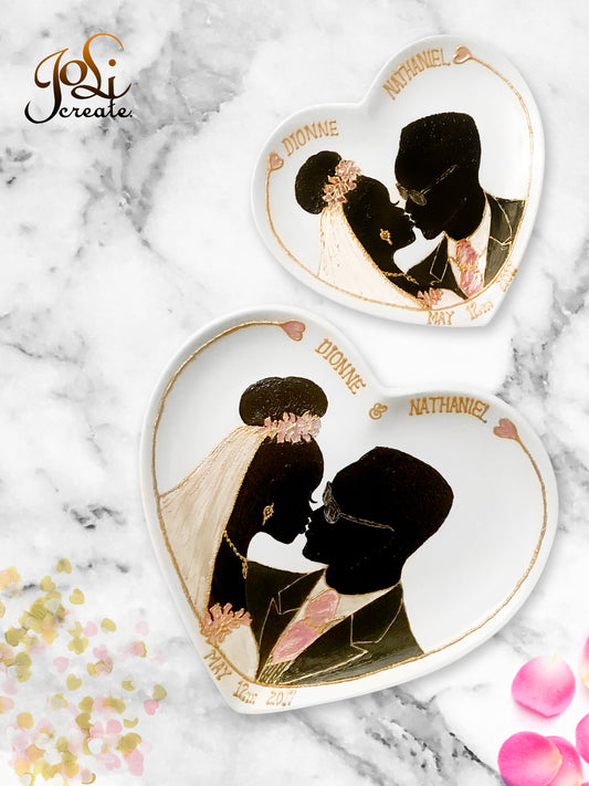 custom wedding plate gift