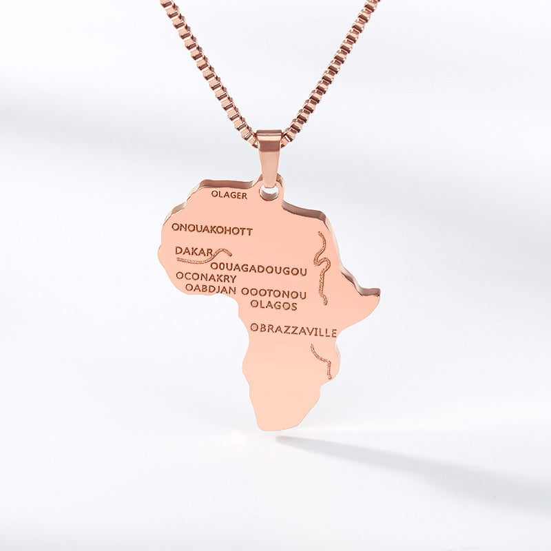 African Land Necklace