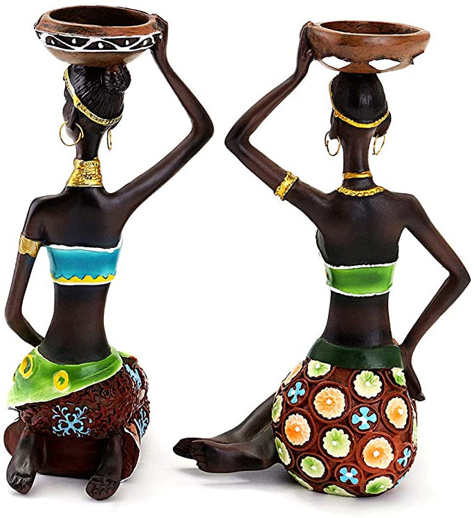 African Candleholder