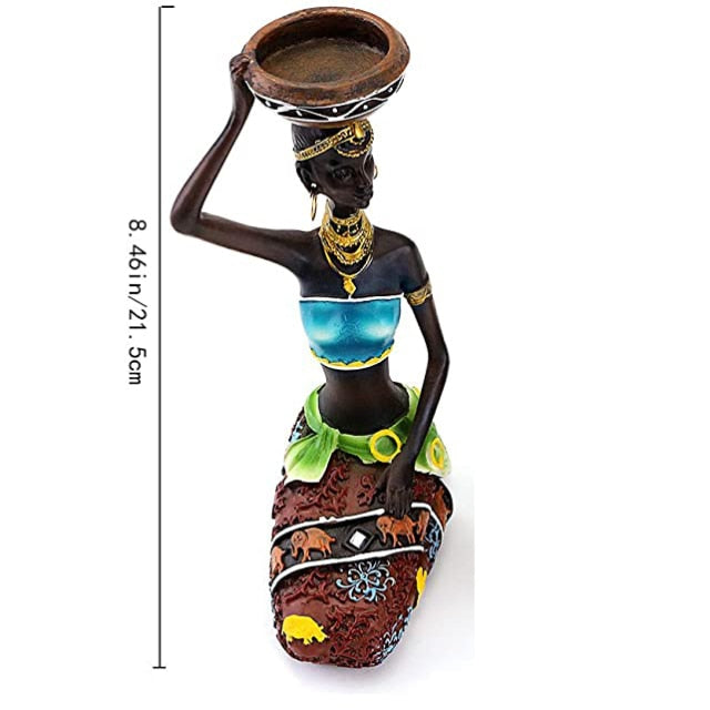 African Candleholder