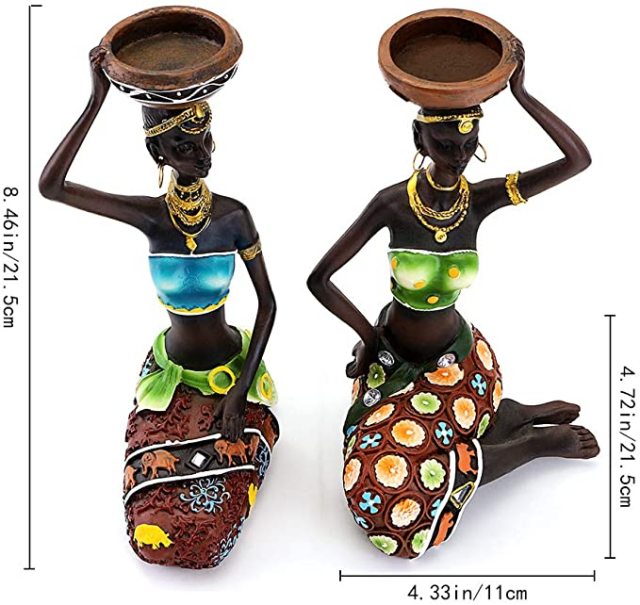 African Candleholder