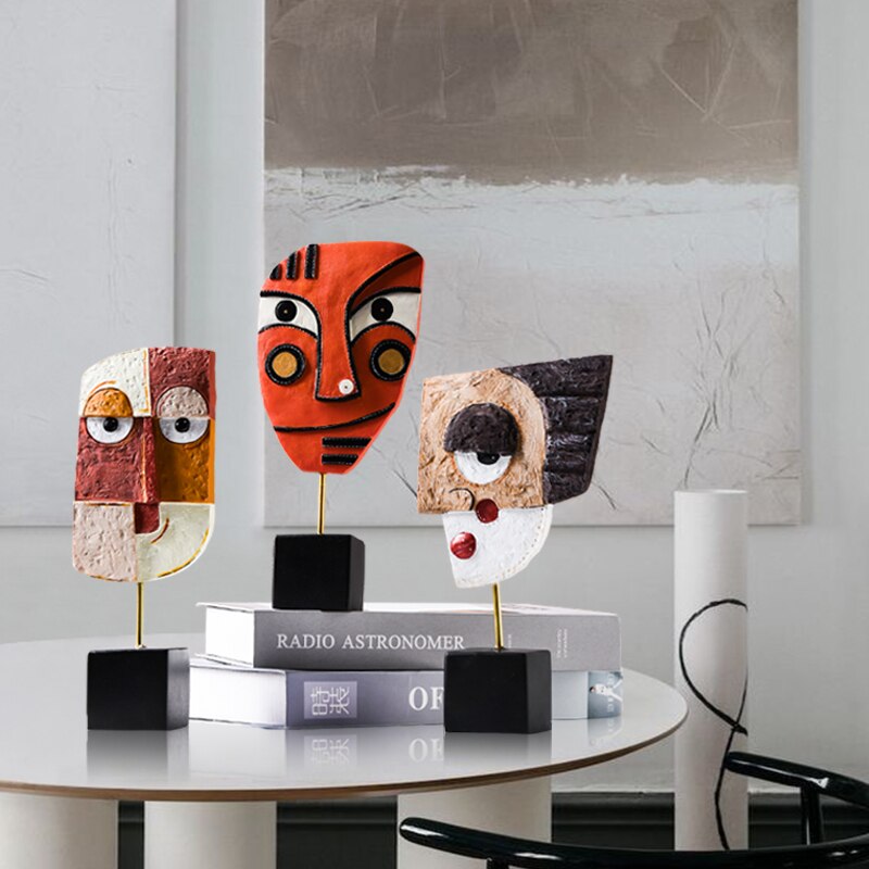 Modern Abstract African Tribal Masks