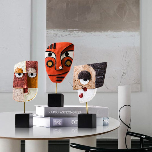 Modern Abstract African Tribal Masks