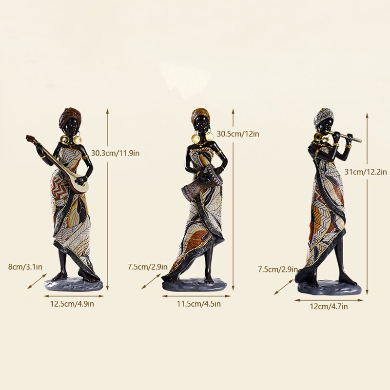 3 Sisters African Ornament